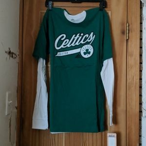 XL Adidas Boston Celtics long sleeve
